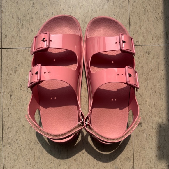 Gucci sandals pastel pink W 10 - Picture 2 of 12
